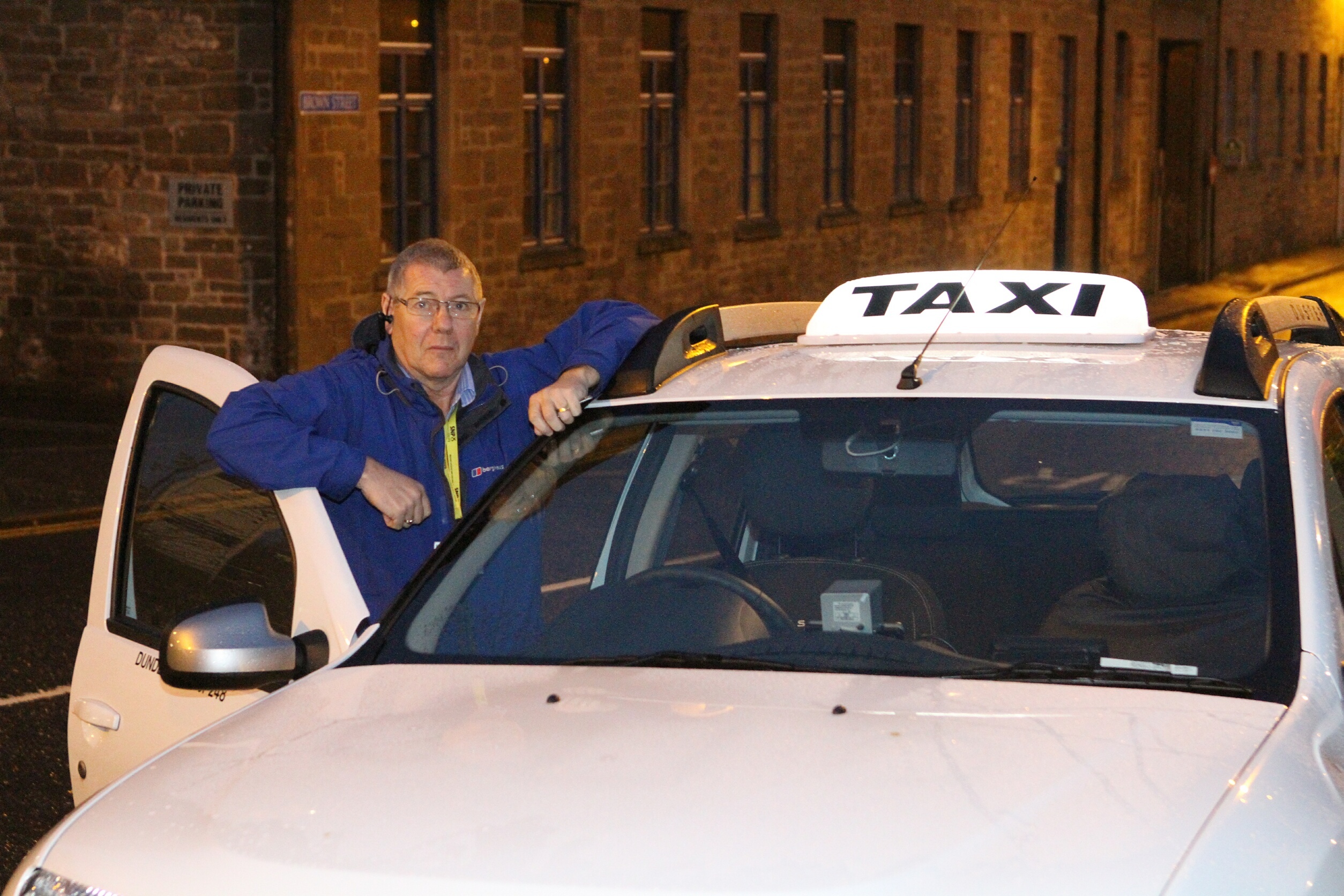 Dundee Taxi Association chairman Graeme Stephen.