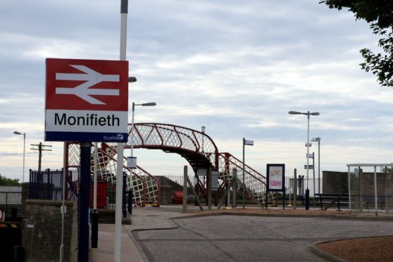 Monifieth railway station.