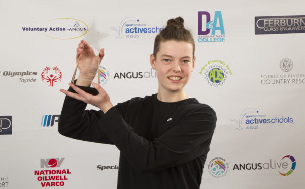 Angus.Young Sports Personality of the Year Zoe Rennie