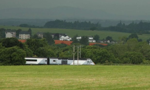 Near the proposed business park at Auchterarder