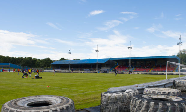 Cowdenbeath's Central Park home ground.