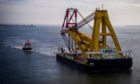 The Asian Hercules III approaching the Port of Dundee