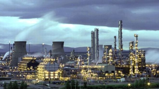 INEOS at Grangemouth has imported shale gas from the US to process