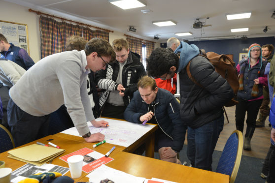 The search for missing person Duncan Sim is being coordinated from the Madras Rugby Pavillion