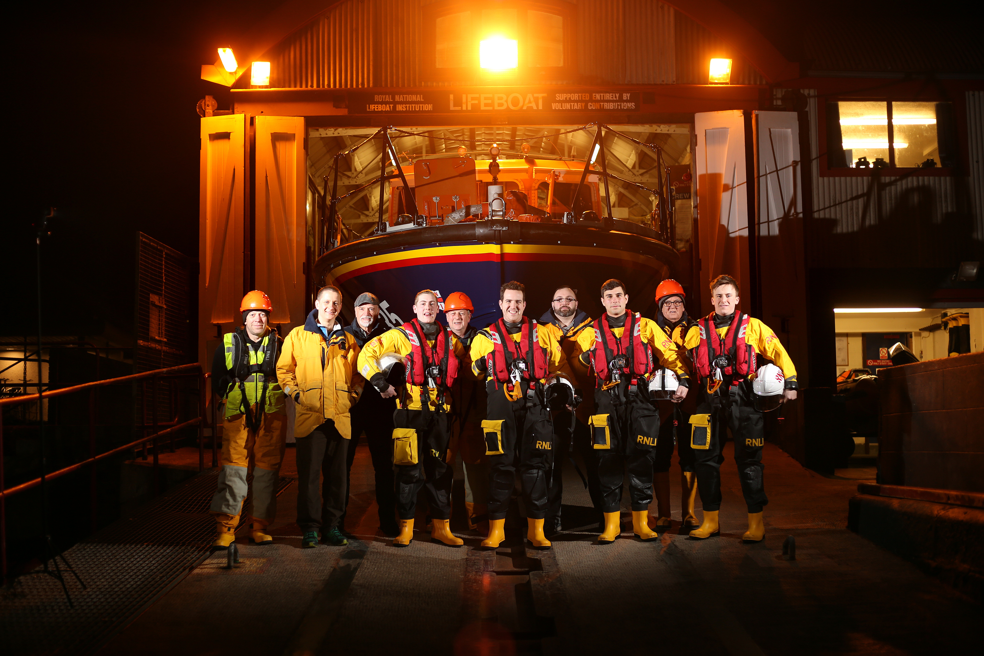 Arbroath lifeboat crew