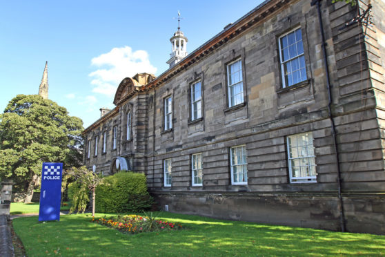 Kirkcaldy Police Station, where the sheriff court is based.