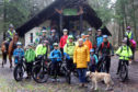 Dog walkers, horse riders and mountain bikers at Templeton Woods.