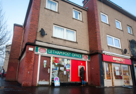 The old Letham post office, Rannoch Road, Perth.