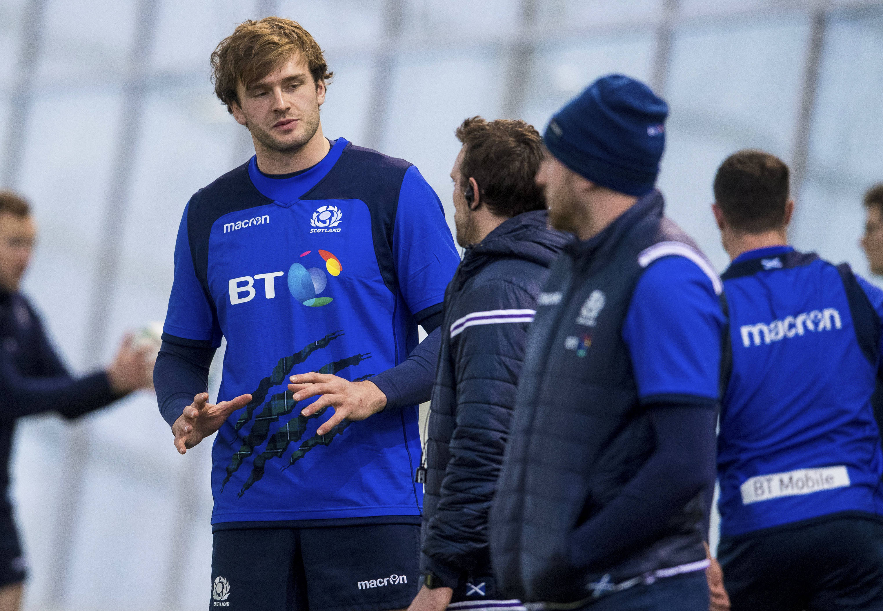 Richie Gray is one of a number of players coming back from injury to Scotland's squad ahead of the 6 Nations game against Ireland..