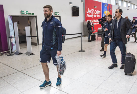 Scotland captain John Barclay is leading the team to Dublin.