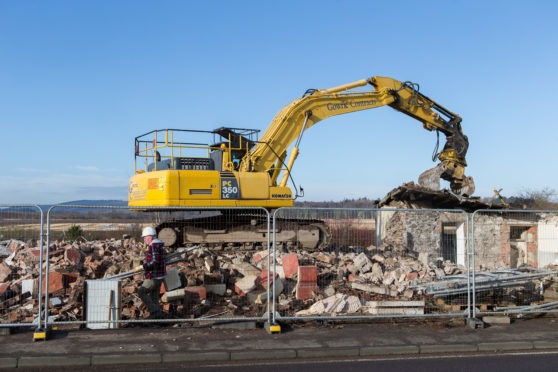 The Pickletillum Inn has been demolished to make way for flats and a house