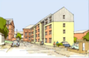 Drawings of the flats, designed by Mark Walker Architect
