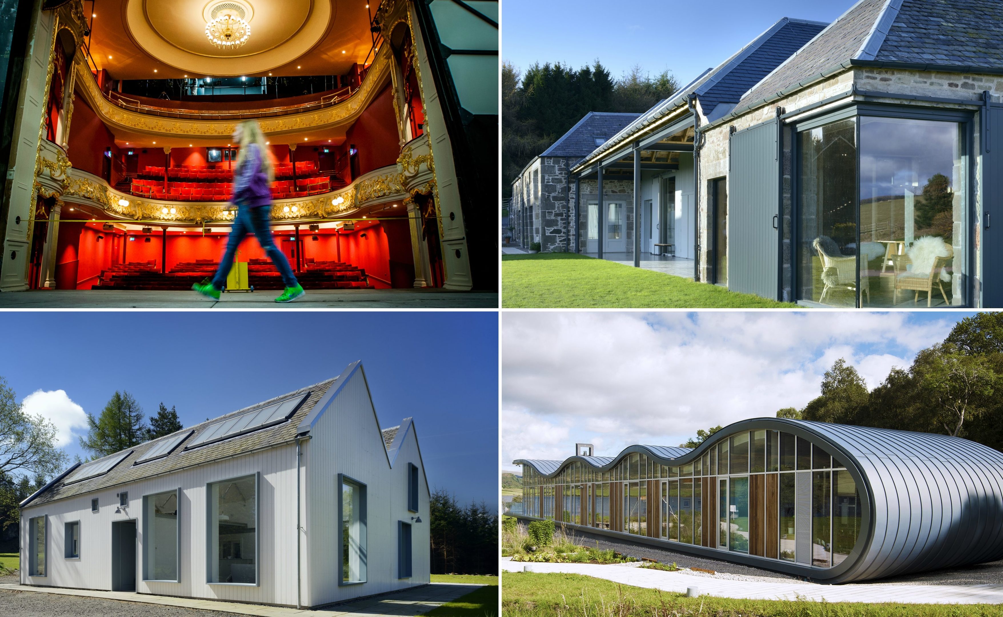 Some of the local buildings shortlisted at the RIAS awards