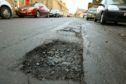 The public's perception is generally that potholes are getting worse - and this one in Cupar was a monster.