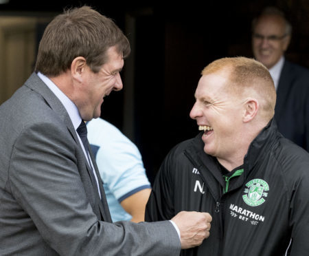 Neil Lennon and Tommy Wright.