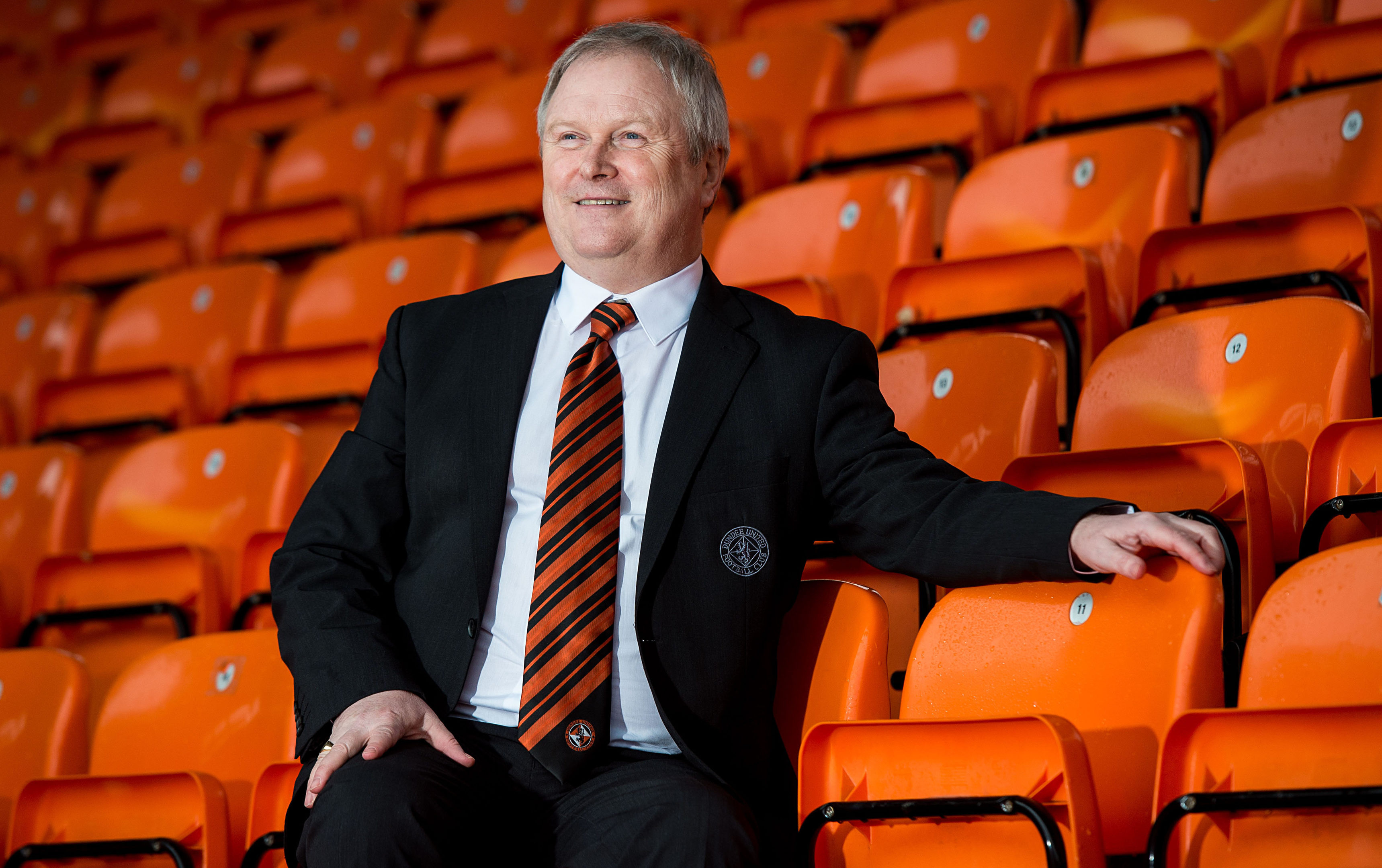 Outgoing Dundee United chairman Mike Martin.