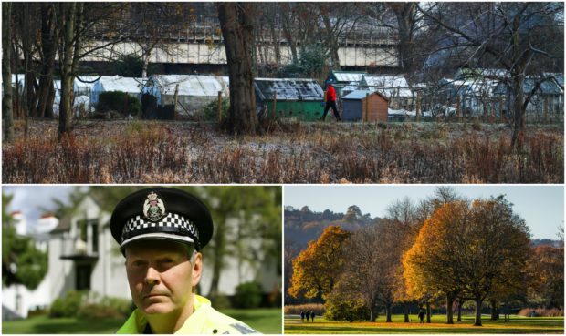 Chief Inspector Ian Scott, Moncreiffe Island and South Inch park.