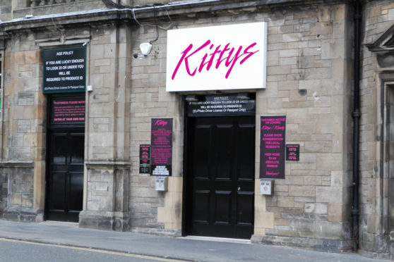 Kittys nightclub in Kirkcaldy.