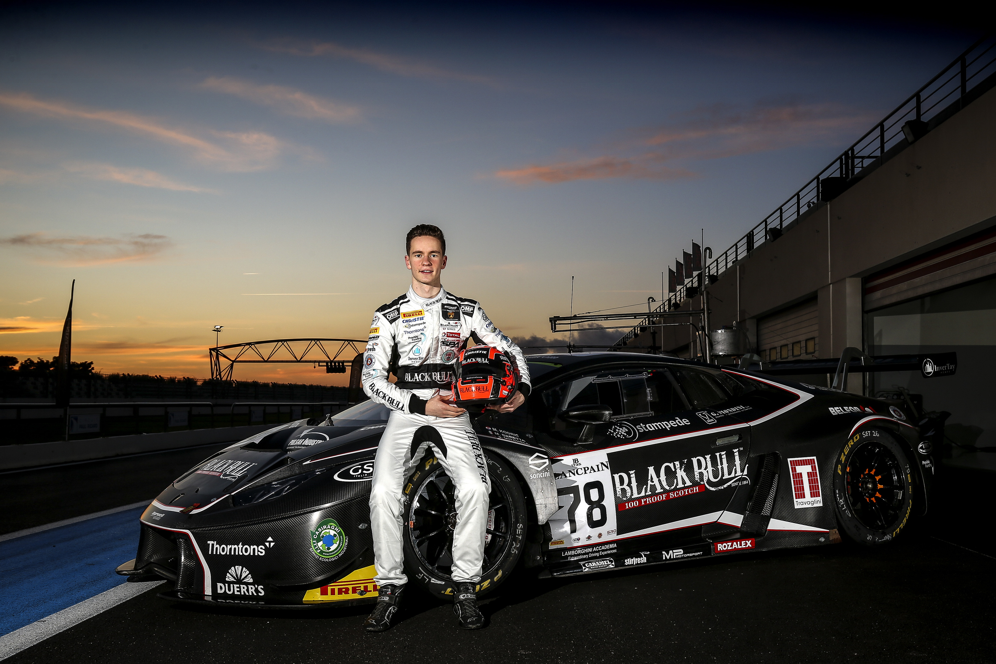 Sandy Mitchell contested the Blancpain Endurance Series in 2018