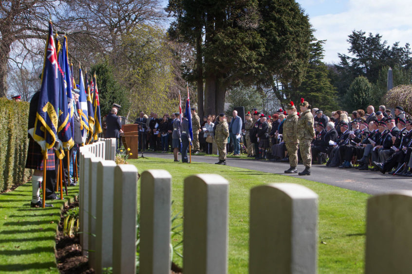 Western cemetery in Arbroath.