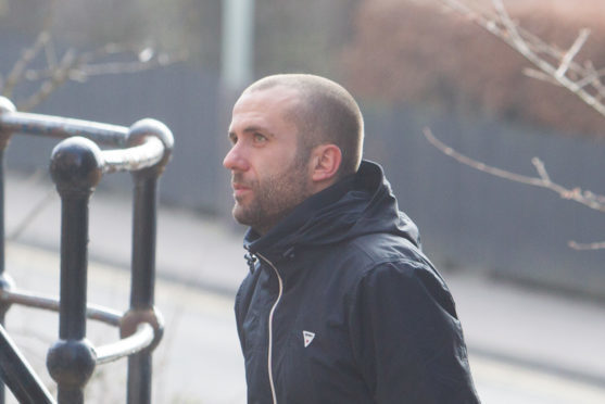 Dean Gordon at Forfar Sheriff Court