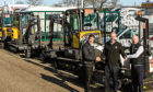 Ally Blyth Plant Hire Ally Blyth, managing director, Leigh Dalgleish, sales manager and Bobby Berwick, business operations director.