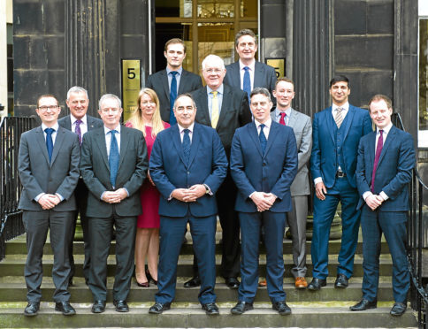 The Blackadders Wealth Management LLP team pictured in 2018.
