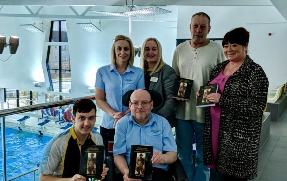 Fife Sports and Leisure Trust staff with the author (back row second from right)