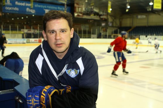 Fife Flyers Head Coach Todd Dutiaume.