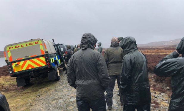 Gamekeepers help with Police Scotland search for missing sea eagle
