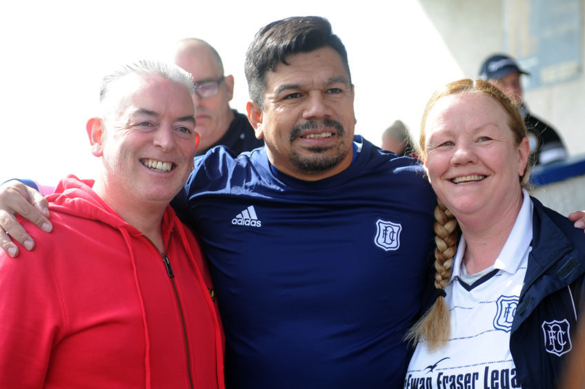 Billy Ross, Fabian Caballero and Jeanette Millar