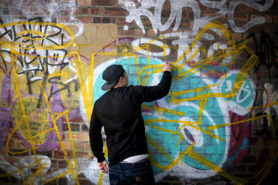 Open Close organiser Russell Pepper has managed to get permission for a "free wall" at Mary Ann Lane, Dundee