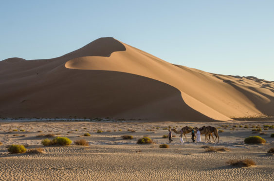 Mark Evans crossing the Empty Quarter.