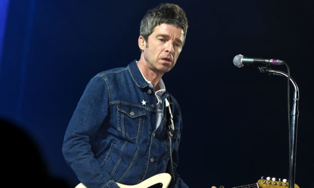 Noel Gallagher's High Flying Birds at Aberdeen Exhibition and Conference Centre (AECC) on Wednesday. Photo: Kenny Elrick.