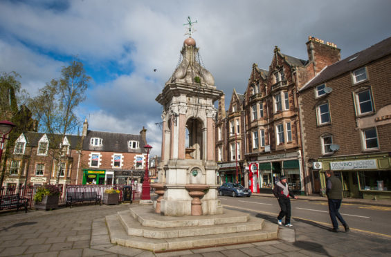 Crieff’s retail heart.