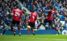 Kenny Miller scores for Rangers.