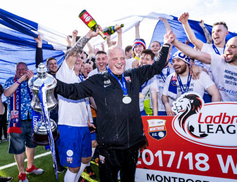 Scenes of celebration at Links Park