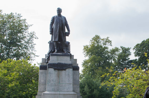 The statue was vandalised on March 31