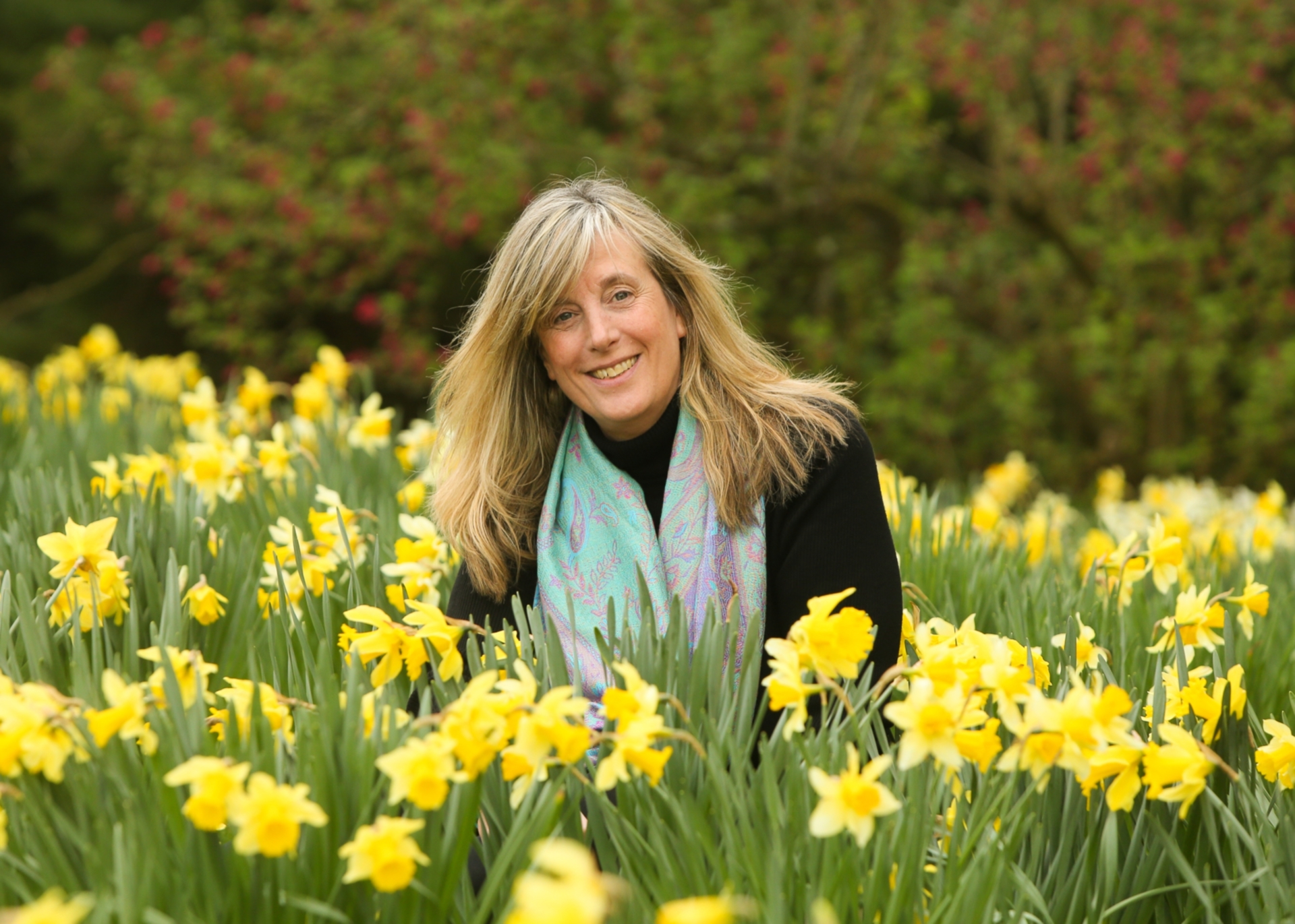 Caroline Thomson, descendant of the Backhouse horticulturalists and organiser of the Daffodil Festival.