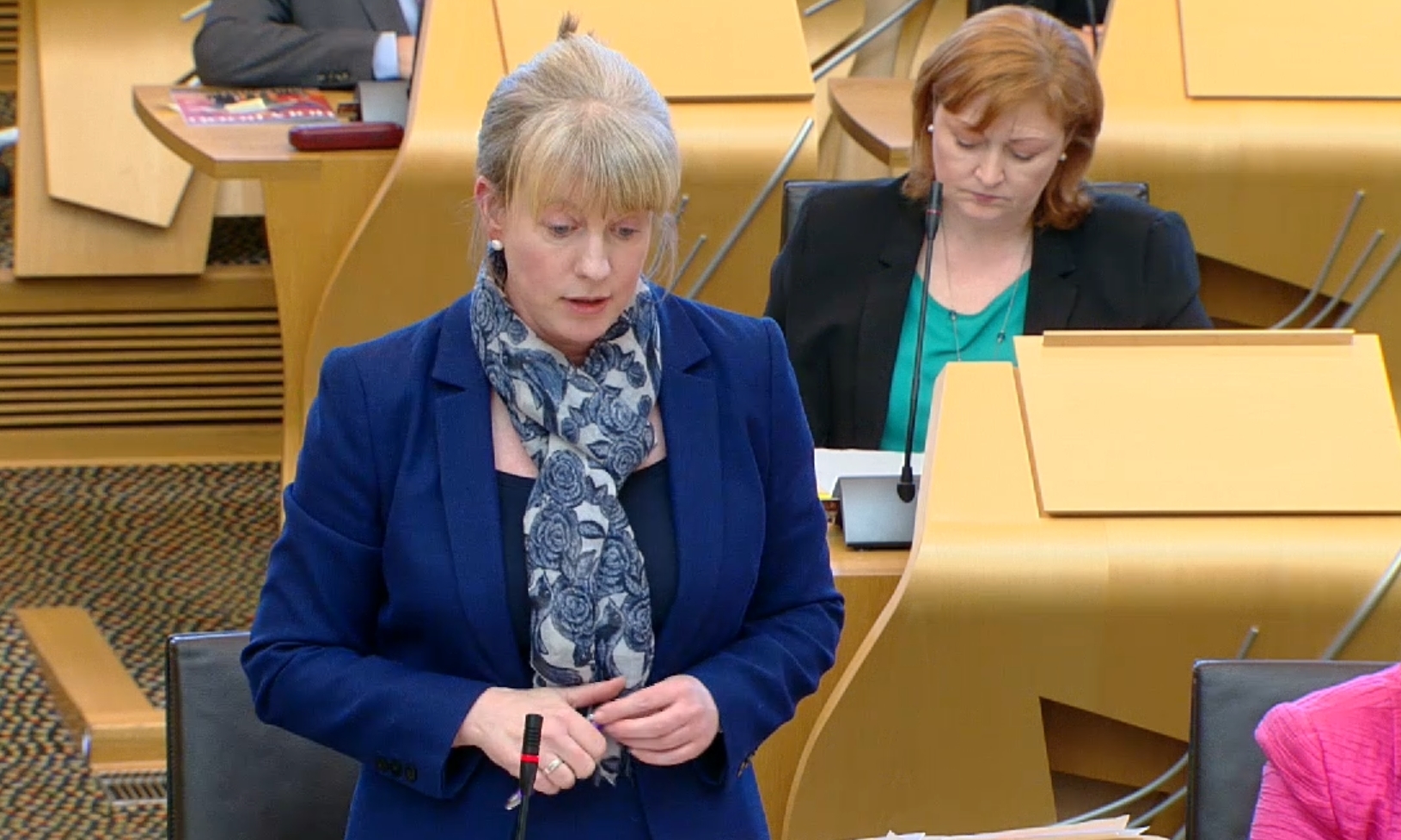 Shona Robison gives her ministerial statement.