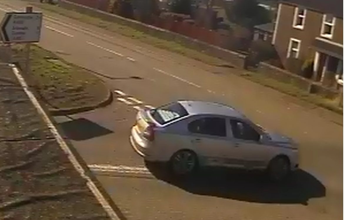 Mr Berg's latest video shows a vehicle going across the junction at speed without stopping.