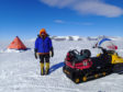 Dr Kate Winter in Antarctica