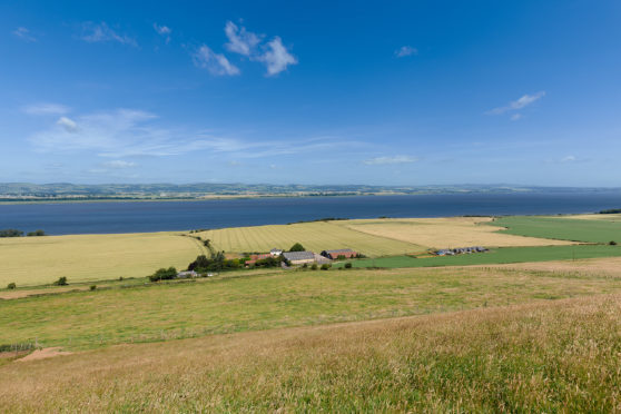 Logie Farm near Newburgh in Fife has 327 arable acres, a four-bedroom farmhouse and steadings.