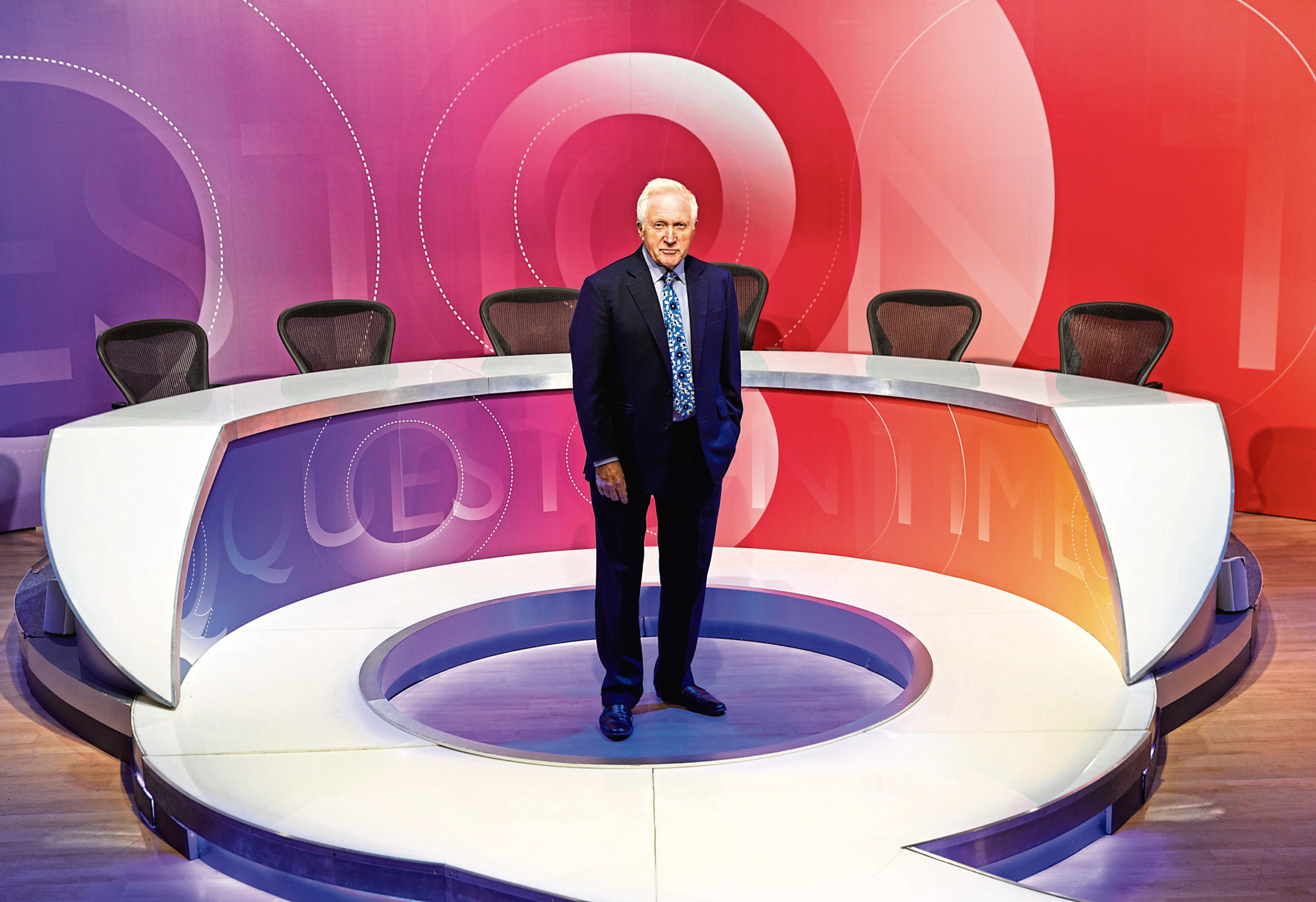 David Dimbleby, host of BBC's Question Time.