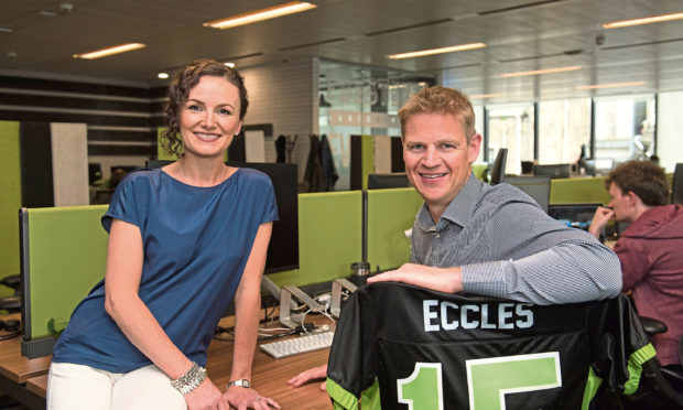 FanDuel founders Lesley and NIgel Eccles