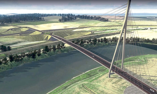 A visualisation of how the Cross Tay Link Project may look.