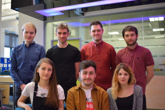 Back row L-R: Craig Metcalfe, Marc Ubach Martinez, Matthew McAuley, Liam French 
Front row L-R: Emily Peterson, Calvin Angove, Alice Firth.