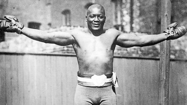 Boxing hero Jack Johnson.