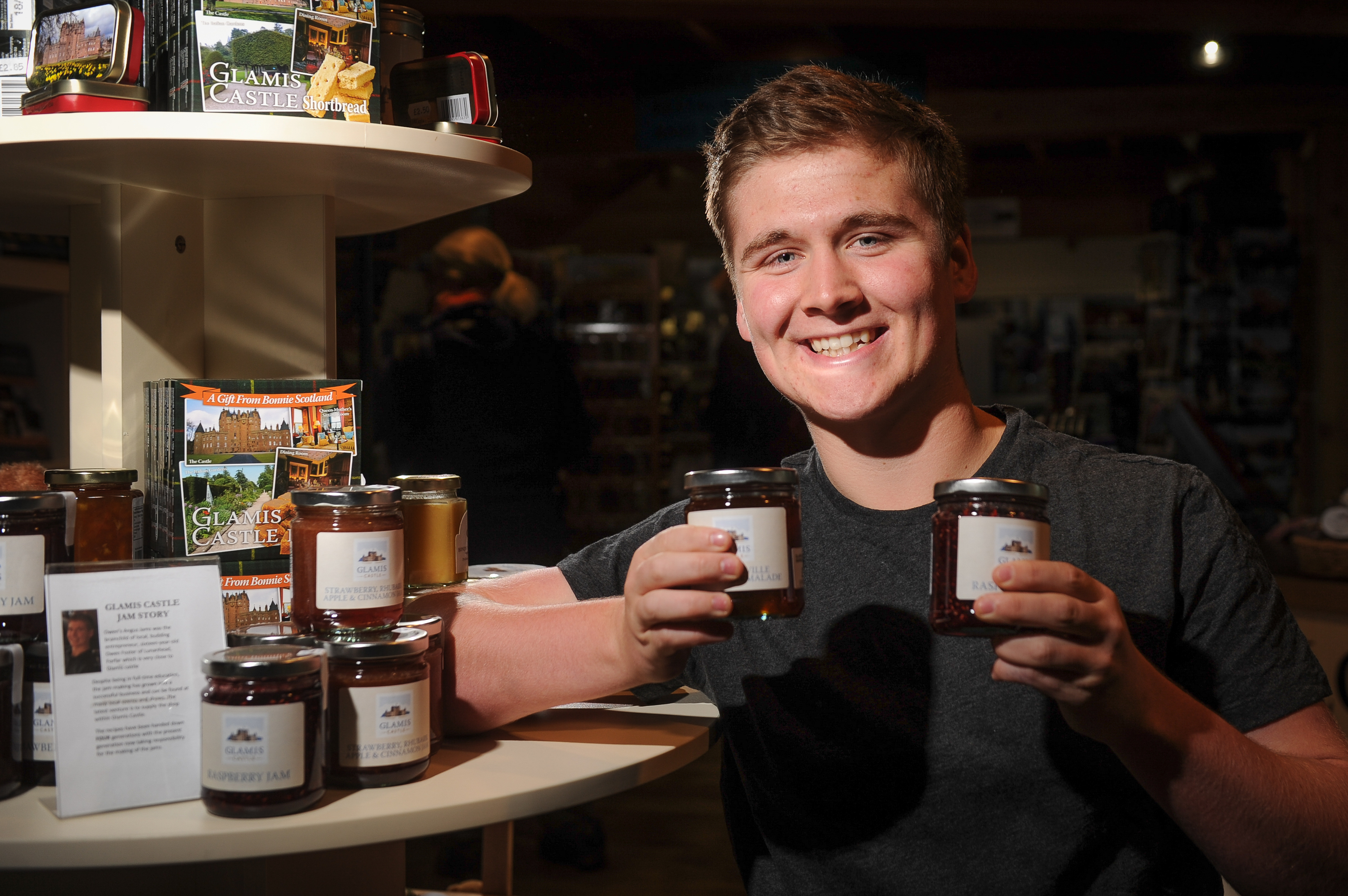 Owen Foster with some of his products.