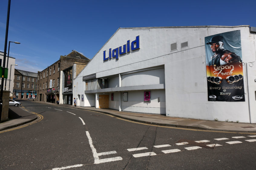General view of the former Liquid nightclub in Dundee